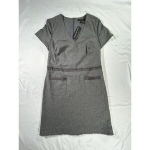 Banana Republic gray‎ dress womens size 10 NWT